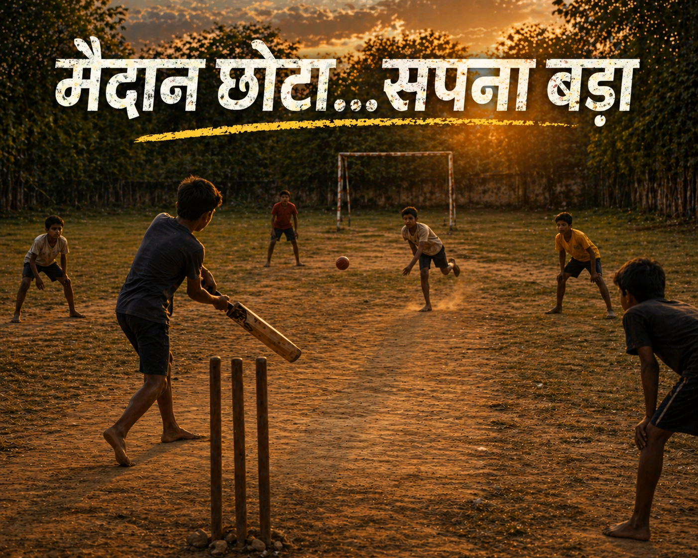 “छोटा मैदान, बड़े सपने…गली क्रिकेट में चमके स्थानीय लड़के”